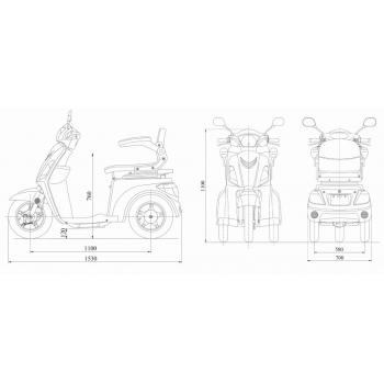 E-Mobil "VitaEco", 25 km/h, führerscheinfrei